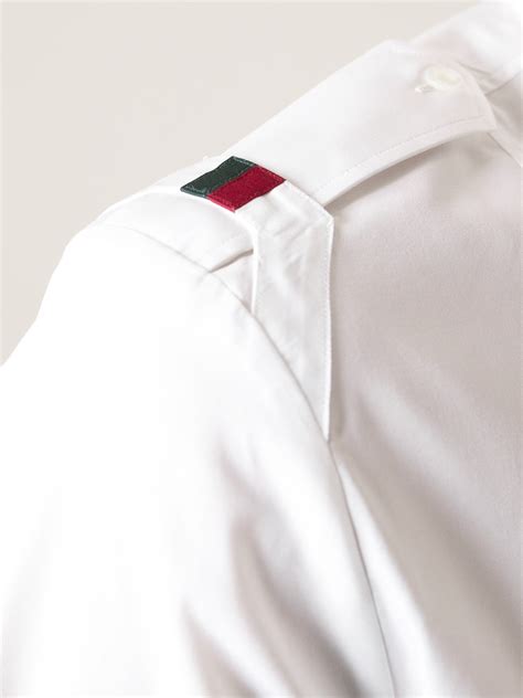 all white gucci shirt free shipping|plain white Gucci shirt.